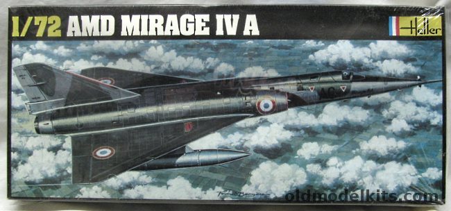 Heller 1/72 AMD Mirage IVA Bomber, 351 plastic model kit